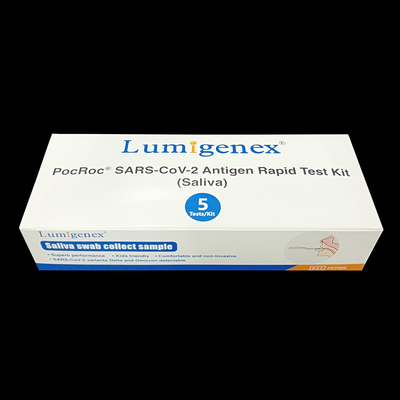 15 Minuten Haft-Antigen-Schnelltest-Kit Speichel-Lollipop-Probe
