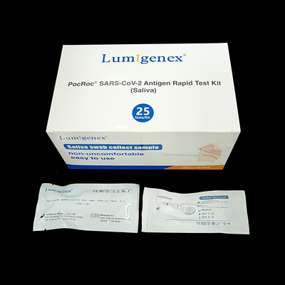 CE Regiestered Speichel-Antigen-Testkit 20 Minuten Haft